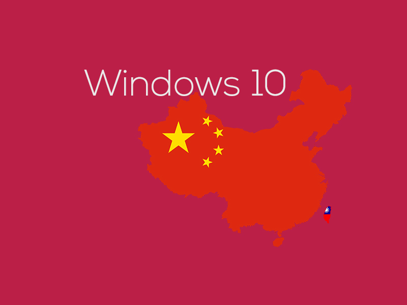 Microsoft has developed a special version of Windows 10 for China